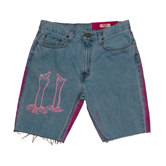 DL 'Sinking Fate' Denim Shorts